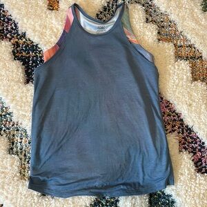 Blue Athleta girl tank top